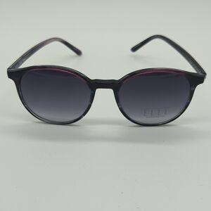 Elle Women's Black and Purple Gradient Sunglasses